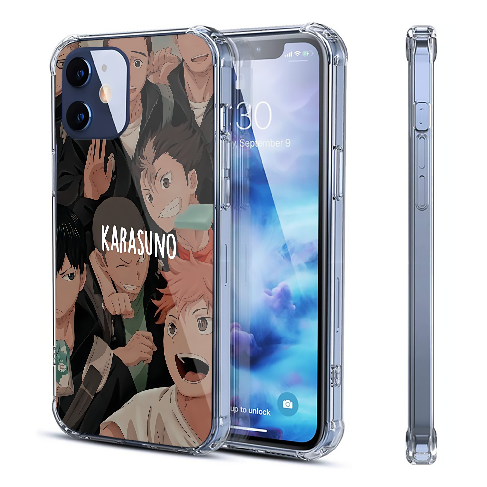（画像用） ハイキュー!! Haikyu!! 【iPhone 12シリーズ対応】透明スマホケース（クリアソフトケース）